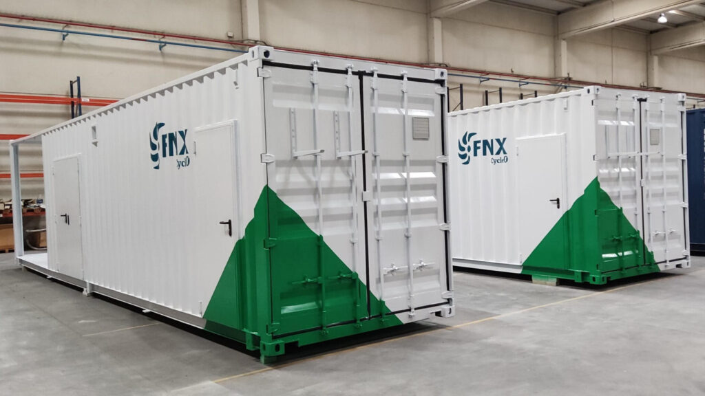 Modular biogas upgrading units